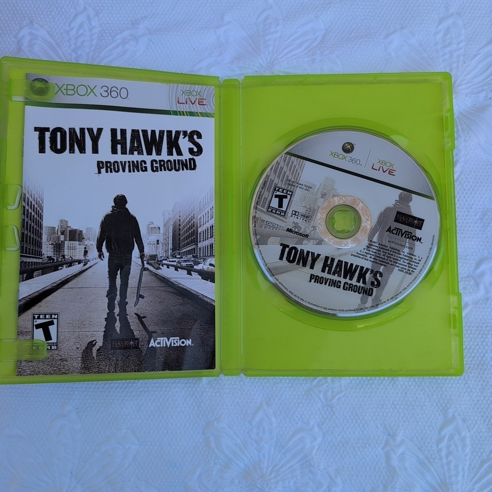 Tony Hawk Proving Ground for XBOX 360 Vintage Video Game Manual Case